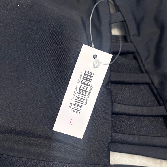 Elle Black Two Piece Contour Bikini, L, Adore Me - Picture 9 of 12